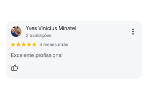 Avaliação de Yves Vinicius Minatel — 5 estrelas